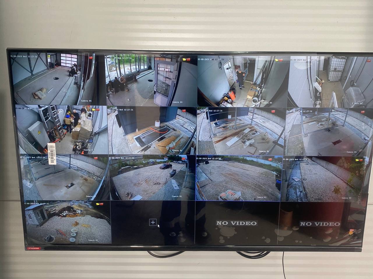 IP-видеонаблюдение на базе оборудования Hikvision в Автомоечном комплексе