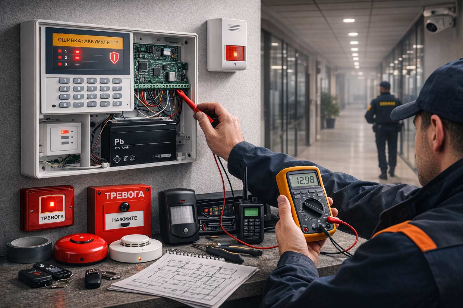 Техническое обслуживание средств тревожной сигнализации