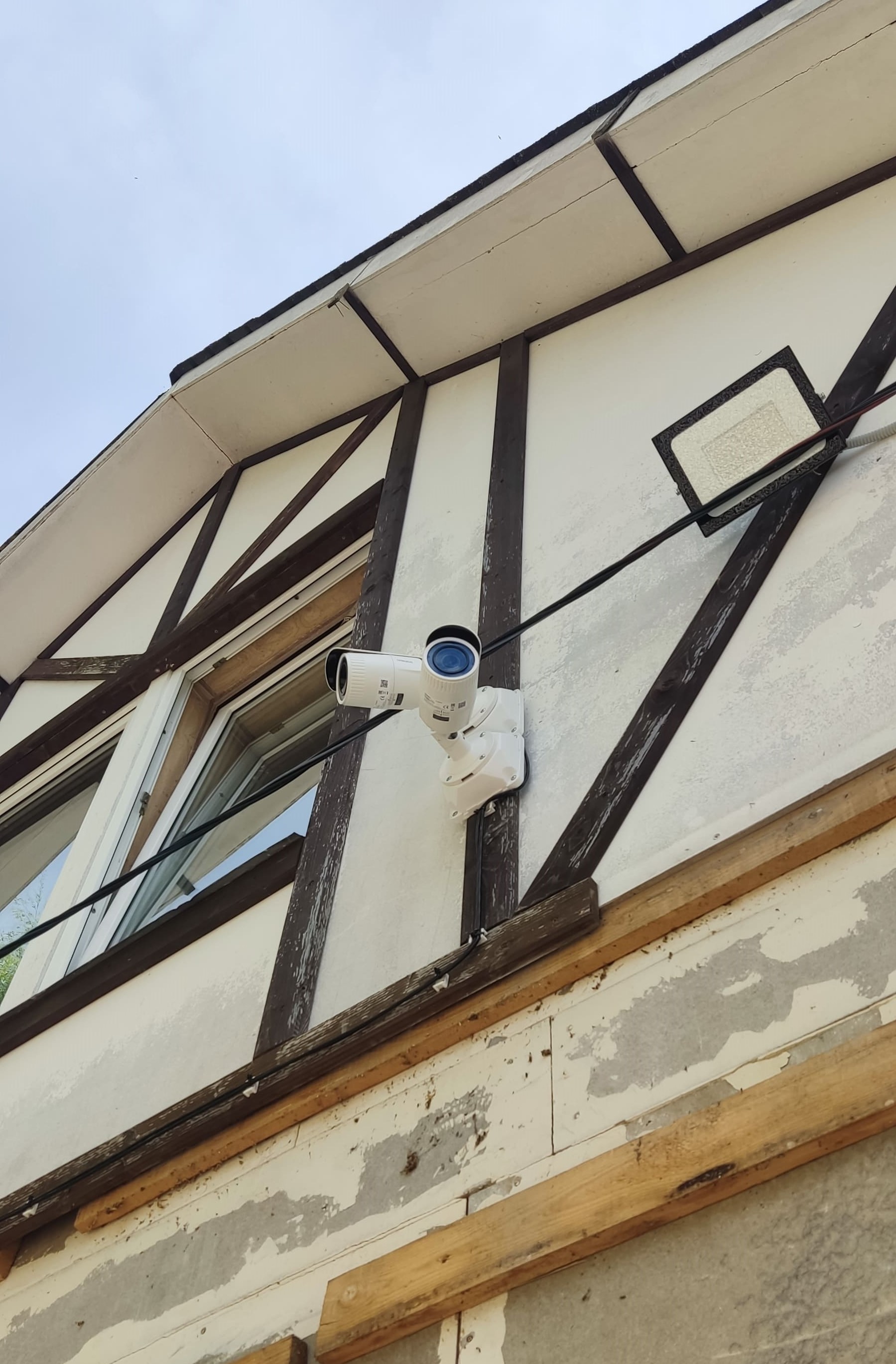 Установлена система IP видеонаблюдения на территории садового центра