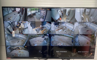 IP-видеонаблюдение на базе оборудования Hikvision в Автомоечном комплексе